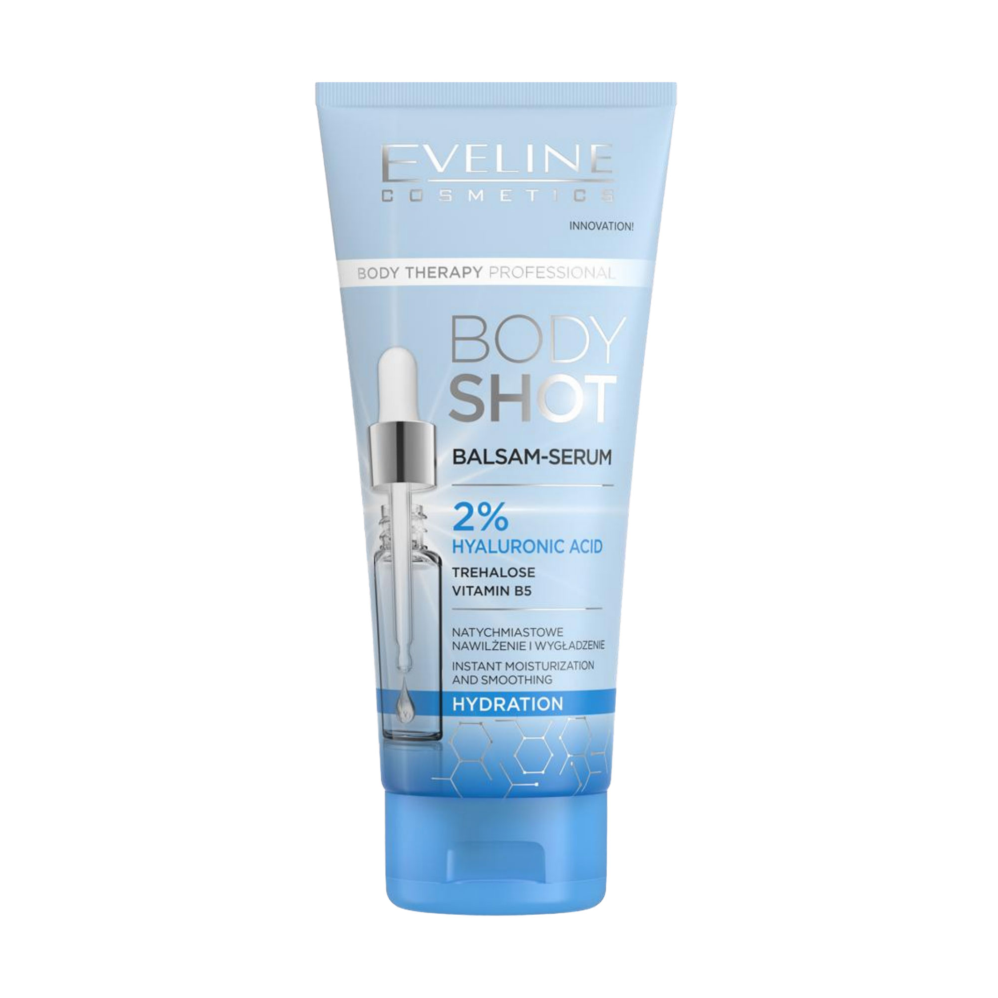 Зволожувальний бальзам-сироватка для тіла Eveline Cosmetics Body Therapy Professional Body Shot, 200 мл